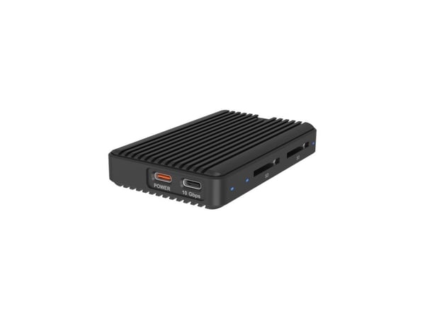ICY BOX IB-CR602M-C31, SSD-kotelo, M.2, M.2, SATA, 10 Gbit/s, USB-liitettävyys, musta