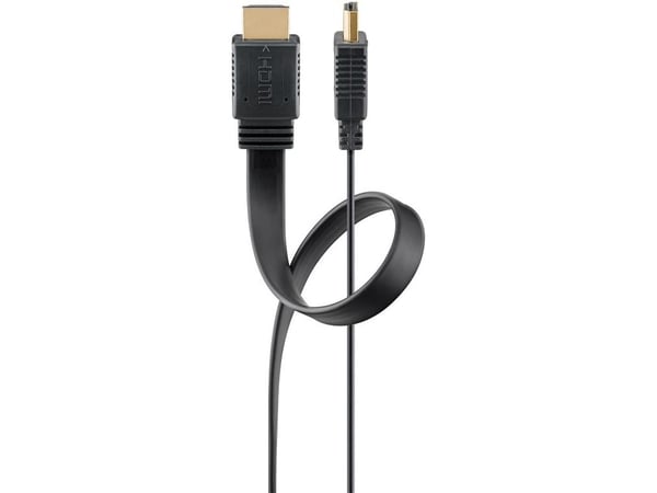 Goobay 61278, 1,5 m, HDMI-tyyppi A (vakio), HDMI-tyyppi A (vakio), 3D, 18 Gbit/s, musta