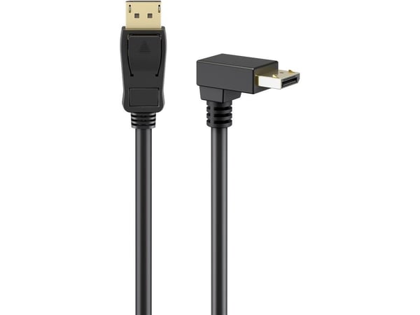 Goobay 77057, 2 m, DisplayPort, DisplayPort, Hankjønn, Hankjønn, 7680 x 4320 piksler