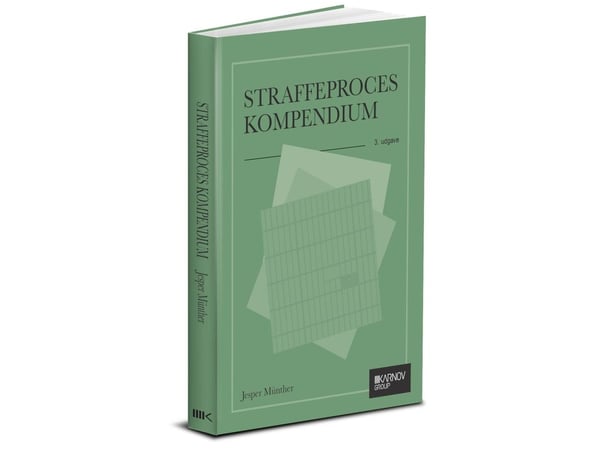 Straffeprosess - kompendium | Jesper Münther | Språk: Dansk