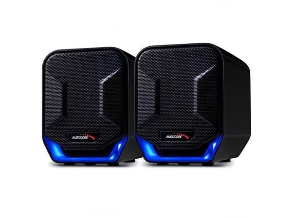Audiocore AC865, 2-suuntainen, 2.0 kanavaa, Langallinen, 3 W, Musta