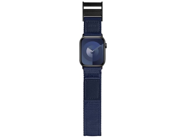 LAUT L_AWU_CS_BL, Klokkereim, Apple, Apple Watch 4-10 & SE & ULTRA, Nylon, Svart, 49, 46, 45, 44 mm