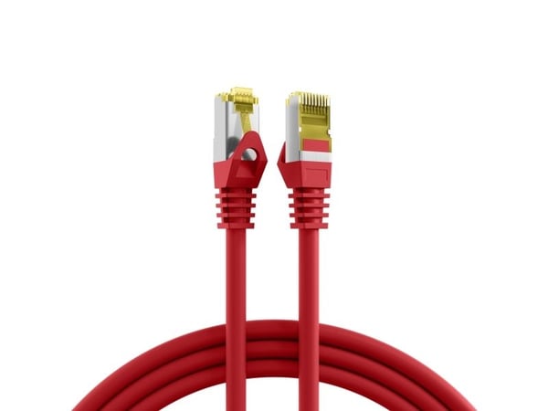 EFB Elektronik MK7001.0,15R, 0,15 m, Cat6a, S/FTP (S-STP), RJ-45, RJ-45, Rød