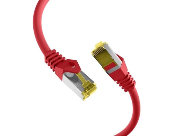 EFB Elektronik MK7001.0,15R, 0,15 m, Cat6a, S/FTP (S-STP), RJ-45, RJ-45, Rød