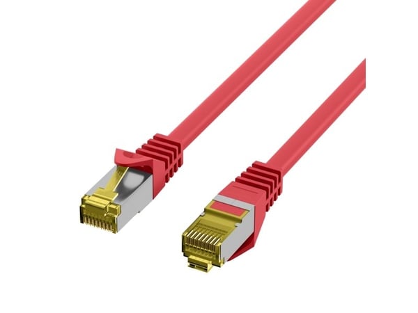 EFB Elektronik MK7001.0,15R, 0,15 m, Cat6a, S/FTP (S-STP), RJ-45, RJ-45, Rød