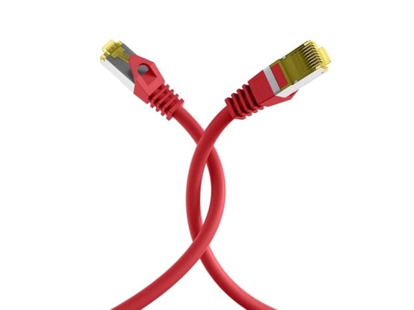 EFB Elektronik MK7001.0,15R, 0,15 m, Cat6a, S/FTP (S-STP), RJ-45, RJ-45, Rød
