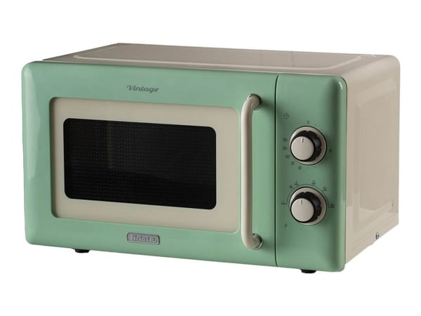 Ariete Vintage Line 3960/04, Pöytämalli, Solo-mikroaaltouuni, 20 L, 800 W, Rotaatio, Vihreä