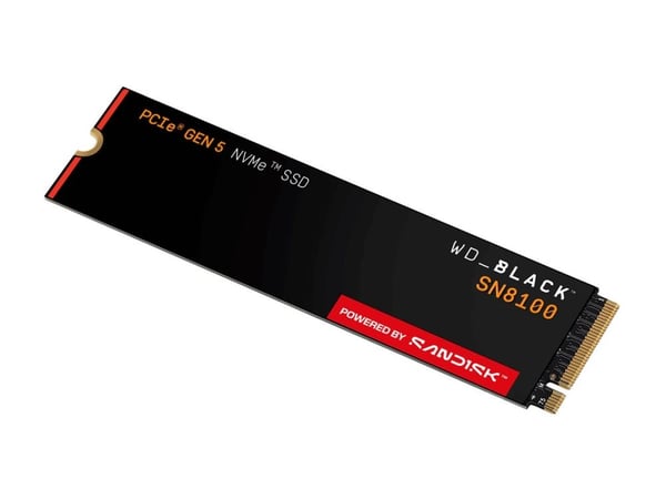 WD Black SN8100 - SSD - kryptert - 8 TB - intern - M.2 2280 - PCI Express 5.0 x4 (NVMe) - TCG Opal Encryption 2.02
