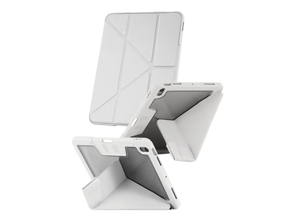 CARE by PanzerGlass - Lommebok for nettbrett - termoplast-polyuretan (TPU) - lysegrå - for Apple 11-inch iPad Air (M2, M3)