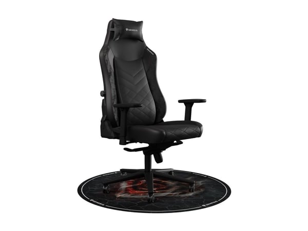 Genesis Tellur 400 - Gulvmatte - rund - 100 cm - lava - multifarge