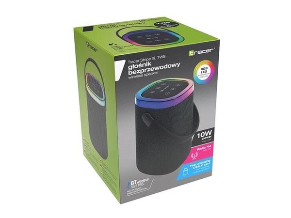 Tracer Stripe XL - Høyttaler - for bærbar bruk - trådløs - Bluetooth - 10 watt