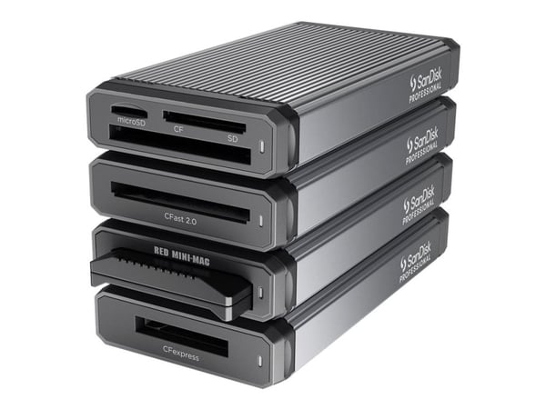 SanDisk Professional PRO-READER - Kortinlukija (CFast-kortti) - USB-C 3.2 Gen 2
