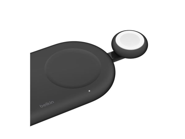 Belkin - Trådløs ladepute - bærbar - 5 watt - Fast Charge - svart