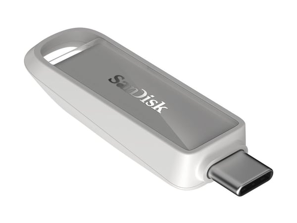 SanDisk Phone Drive - USB flash-enhet - 256 GB - USB-C 3.2 Gen 1 - arctic white