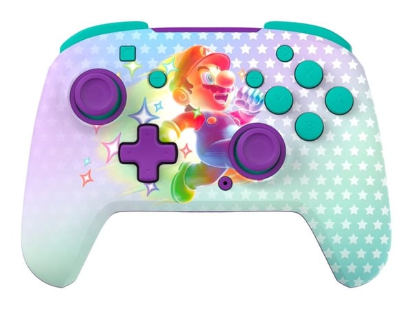 Turtle Beach Rematch - Håndkonsoll - trådløs - invincible Mario - for Nintendo Switch, Nintendo Switch 2, Nintendo Switch Lite, Nintendo Switch OLED
