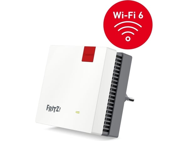 FRITZ! Repeater 1200 AX - Räckviddsökare för wifi - 1GbE - Wi-Fi 6 - 2.4 GHz, 5 GHz