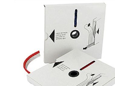 GLW läpivienti, 0,75 mm² x 8 mm - Eristetty, kasetissa, sininen - (1000 kpl)