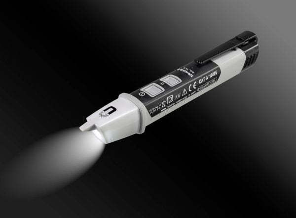 VOLTCRAFT MS-540 Kosketukseton jännitetesteröintilaite CAT IV 1000 V LED, akustiikka, tärinä