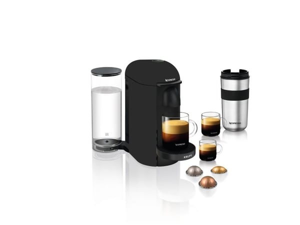 Krups Kapsulu automatisk NESPRESSO VERTUO hvit XN903N10 espressomaskin for benkeplate (010942225362)