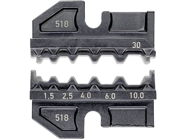 Knipex 97 49 30 Krympinsats Oisolerad stötkontakt 1,5 till 4 mm² Passar märke Knipex 97 43 200, 97 43 E, 97 43 E AUS, 97 43 E UK, 97 43 E US