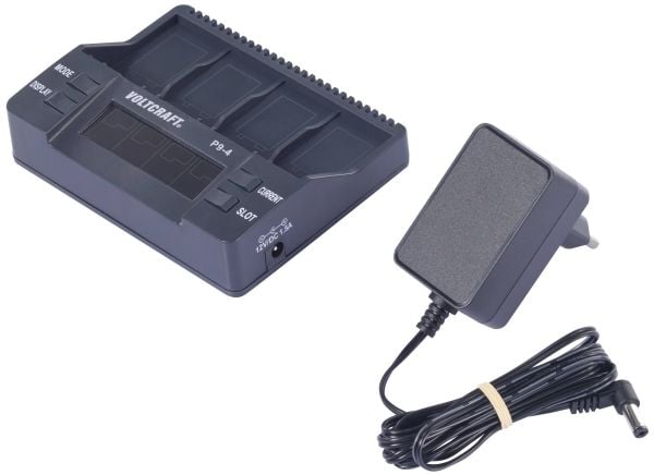 VOLTCRAFT P9-4 9V laddare NiCd, NiMH, Li-Ion 9 V blockbatteri
