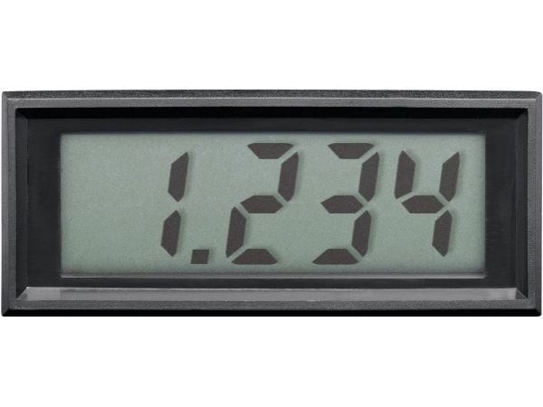 VOLTCRAFT 70004 Digitalt måleapparat til indbygning LCD-mittari 70004 ± 199,9 mV