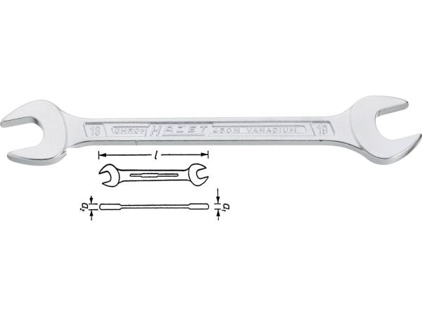 Hazet 450N-5X5.5 450N jakoavain 5 - 5,5 mm DIN 3110, DIN ISO 10102