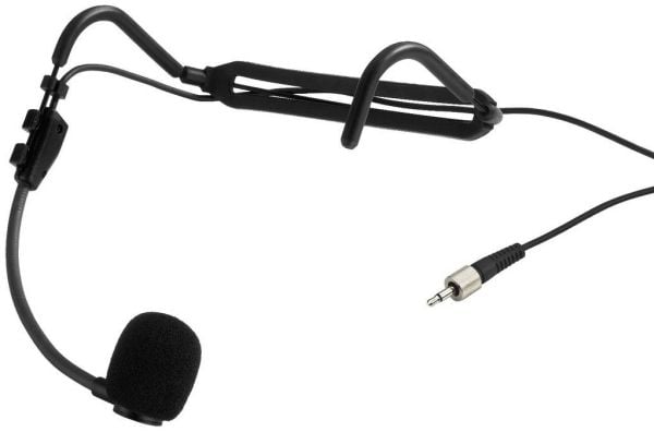 Monacor HSE-821SX, 80 - 12000 Hz, 680 ohm (O), kardioidi, langallinen, 3,5 mm (1/8"), musta