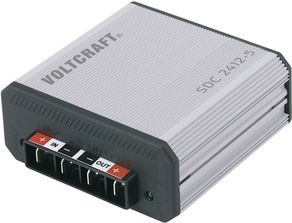 VOLTCRAFT SDC 2412-5 DC/DC Bim-muunnin 24 V/DC - 13,8 V/DC/7 A 70 W