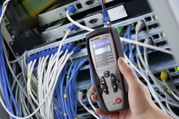 Kaapelitesteri VC-9199620 VOLTCRAFT KT-600 Network
