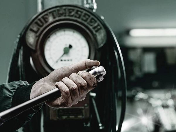 Wera Click-Torque C 2 Push R/L justerbar momentnøkkel for tilstramming med og mot urviseren, 20-100 Nm