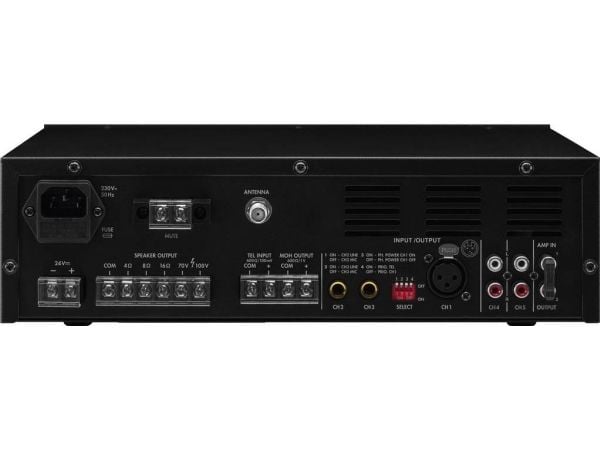 Monacor PA-812DAP ELA-vahvistin 120 W 1-kanavainen 1-alueinen