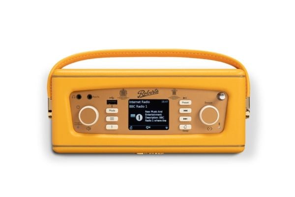 Roberts Radio Revival iStream 3L, Bærbar, Analog og digital, DAB, DAB+, FM, 3,5 mm, USB Type-A, Gult