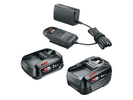 Bosch Starter Set 18V - Batterilader - 2Ah, 4Ah + batteri 2 x - Li-Ion - 2 A - for UniversalImpact 18V-60