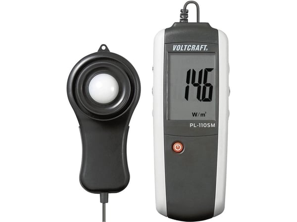VOLTCRAFT PL-110SM Luxmeter 0 - 1999 W/m²
