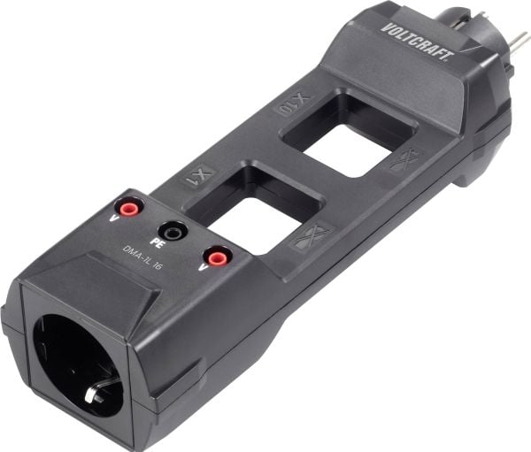 VOLTCRAFT DMA-1L 16 adapterplugg - mørkegrå (VC-12178290)