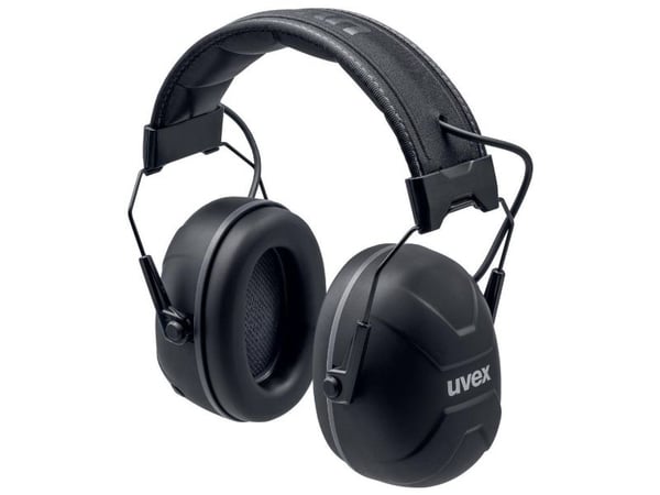 uvex capsule hørselsvern aXess one, svart Bluetooth, dobbel tilkoblingsmodus, to mikrofoner, - 1 stk (2640001)