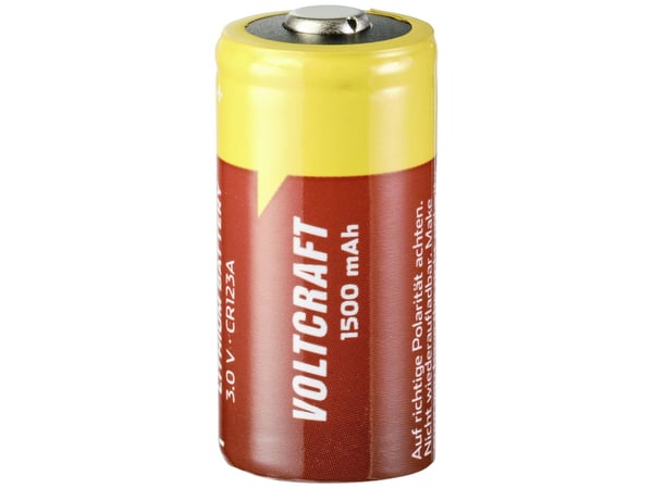 VOLTCRAFT CR123A Fotobatteri CR-123A Lithium 1500 mAh 3 V 1 stk