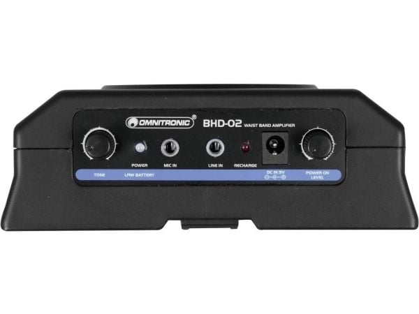 Omnitronic BHD-02 mobil PA-högtalare 5 cm 2 tum batteridrivet 1 st