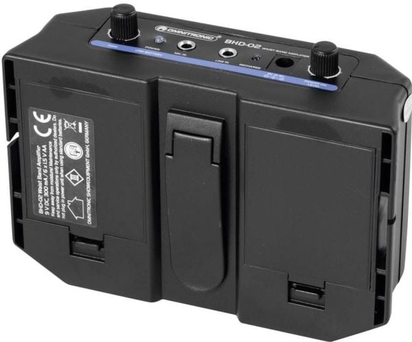 Omnitronic BHD-02 mobil PA-högtalare 5 cm 2 tum batteridrivet 1 st