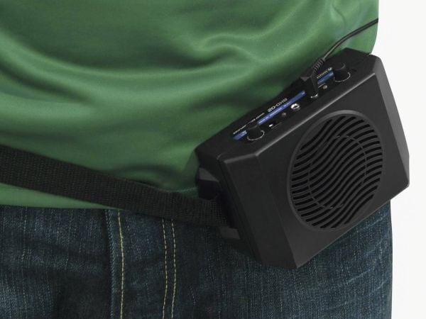 Omnitronic BHD-02 mobil PA-högtalare 5 cm 2 tum batteridrivet 1 st