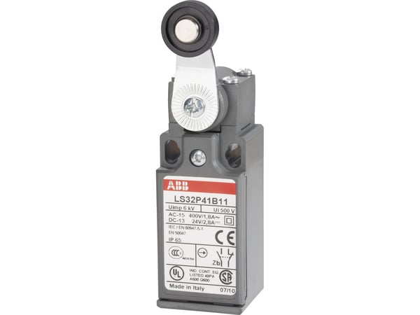 ABB 1SBV010341R1211 LS32P41B11 Rajakytkin 400 V/AC 1,8 A Rullavarsi Painonappi IP65 1 kpl
