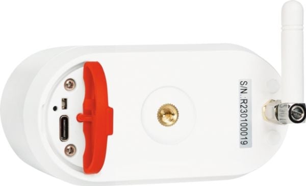 ABUS PPIC91520, IP-sikkerhetskamera, Inne & Ute, Trådløs, 3000 K, Vegg, Sort, Hvit