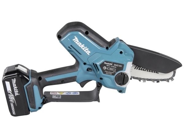Makita akkukäyttöinen moottorisaha sis. akun, sis. laturin Terän pituus 100 mm (DUC101RF01)