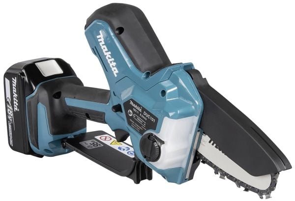 Makita akkukäyttöinen moottorisaha sis. akun, sis. laturin Terän pituus 100 mm (DUC101RF01)