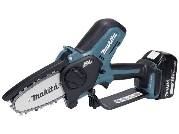 Makita akkukäyttöinen moottorisaha sis. akun, sis. laturin Terän pituus 100 mm (DUC101RF01)