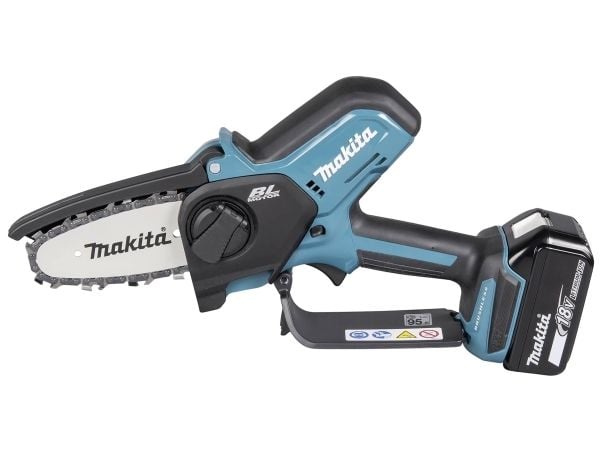 Makita akkukäyttöinen moottorisaha sis. akun, sis. laturin Terän pituus 100 mm (DUC101RF01)