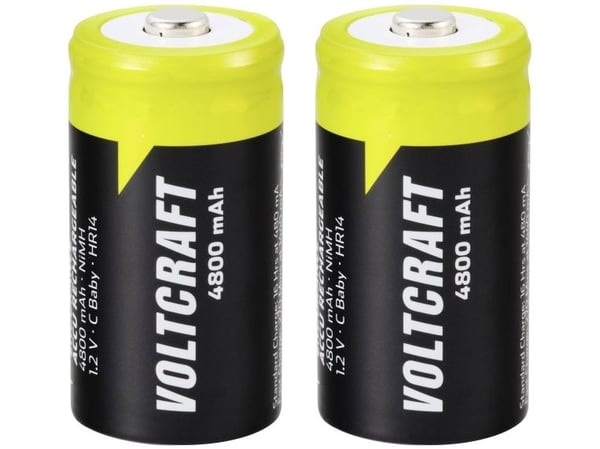 C-batterier R14 VOLTCRAFT Endurance NiMH 1,2 V 4800 mAh 2 stk