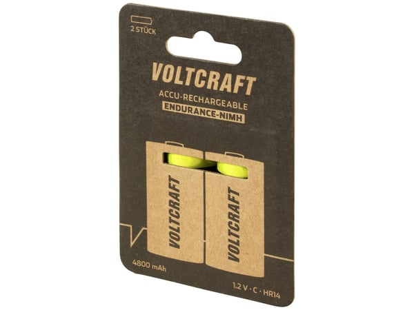 C-batterier R14 VOLTCRAFT Endurance NiMH 1,2 V 4800 mAh 2 stk