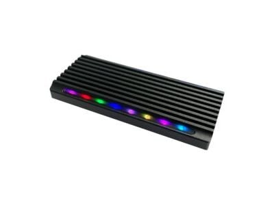 LC Power LC-M2-C-NVME-4 - Drevkabinett - M.2 - M.2 NVMe Card - USB-C 3.2 (Gen 2x1) - svart